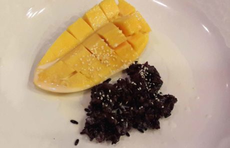 Mango with Sticky Rice vegan in Thailand