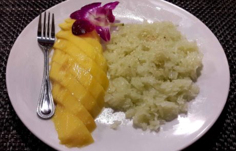 Mango with Sticky Rice vegan in Thailand