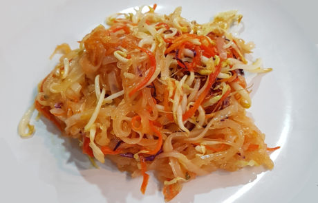 Vegan Pad Thai Rice Noodles in Thailand