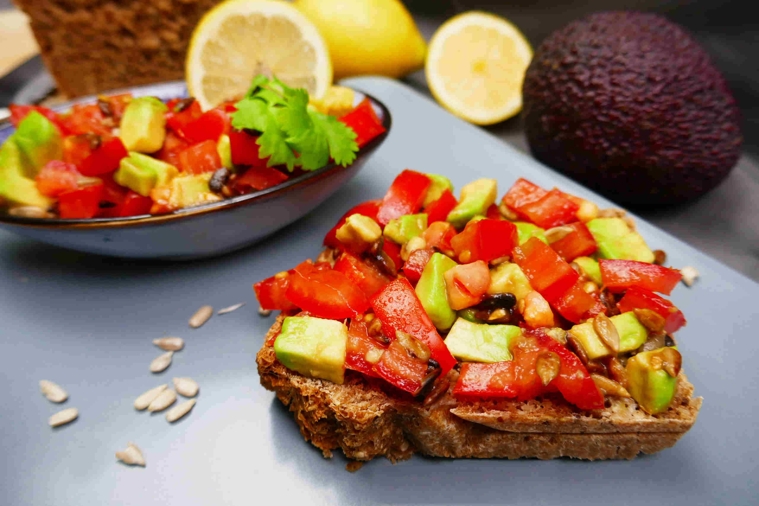 Avocado Bruschetta